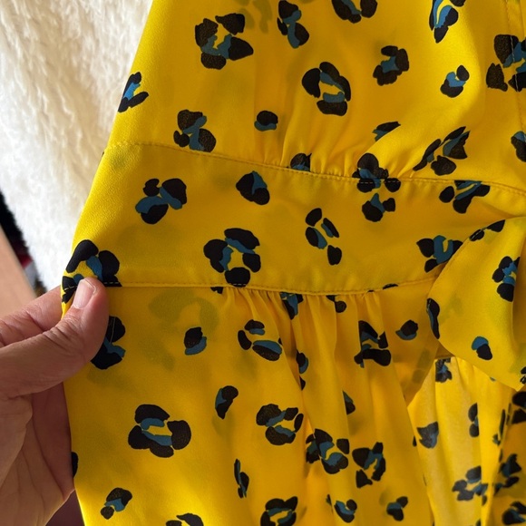 CAbi Yellow and Black Floral Blouse - Picture 9 of 9